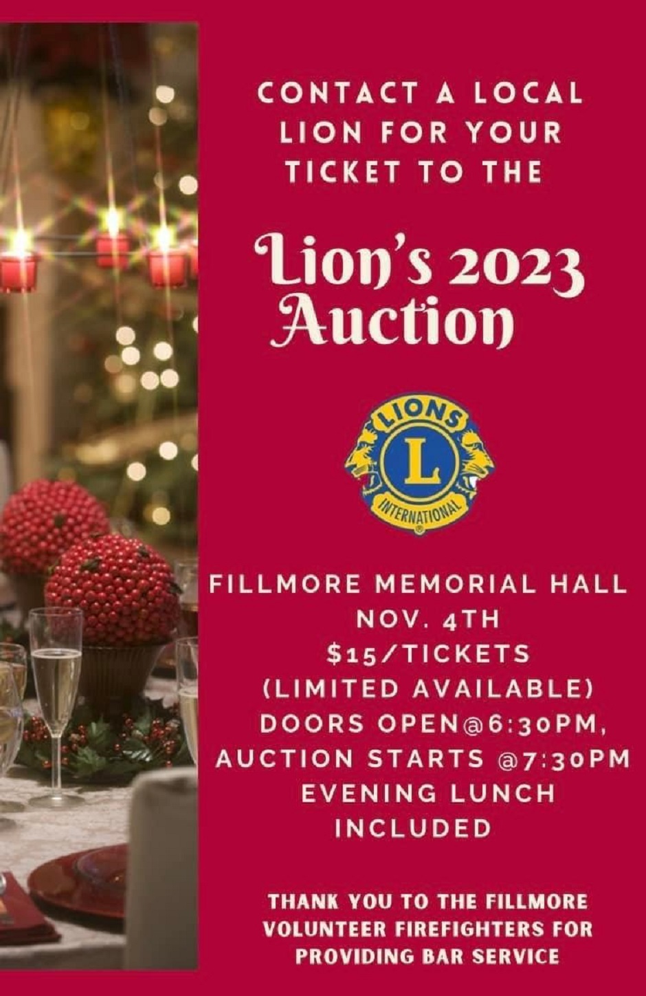 Fillmore Lions Club gears up for biannual fundraiser! DiscoverWeyburn